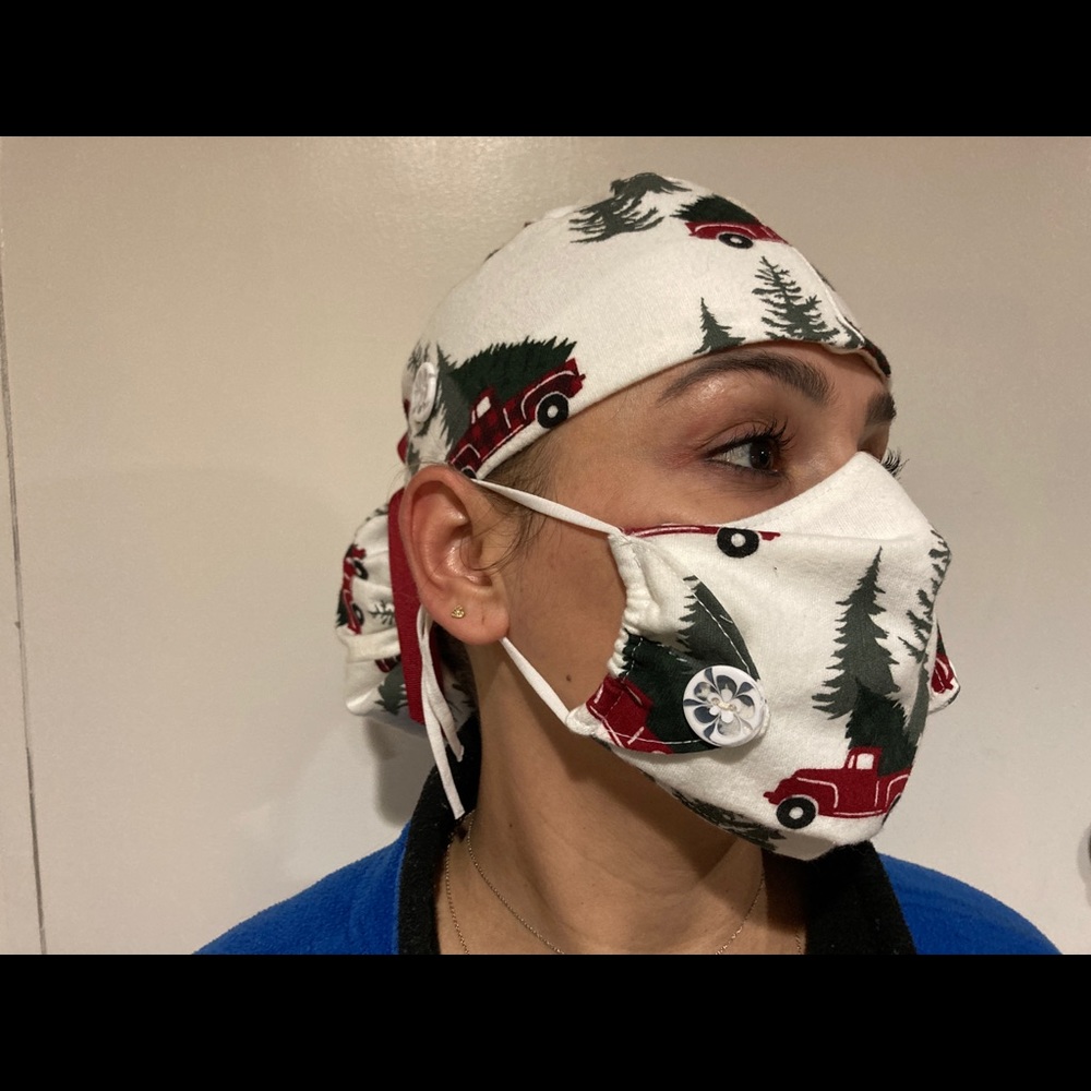 Female Hat and mask set